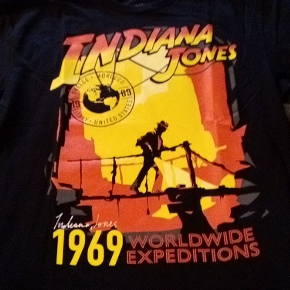 INDIANA JONES T-SHIRT SIZE MENS MED - Picture 2 of 5